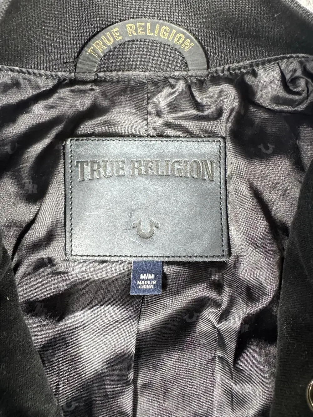 True Religion varsity length mens